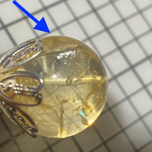 2/$20, Natural Yellow Citrine Necklace, Genuine Gemstone Cord Necklace - Picture 7 of 13